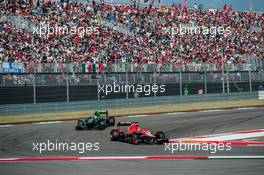 Jules Bianchi (FRA) Marussia F1 Team MR02. 17.11.2013. Formula 1 World Championship, Rd 18, United States Grand Prix, Austin, Texas, USA, Race Day.