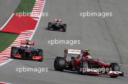 Felipe Massa (BRA), Scuderia Ferrari  17.11.2013. Formula 1 World Championship, Rd 18, United States Grand Prix, Austin, Texas, USA, Race Day.