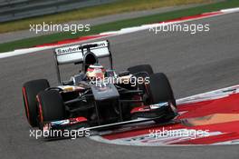Nico Hulkenberg (GER) Sauber C32. 16.11.2013. Formula 1 World Championship, Rd 18, United States Grand Prix, Austin, Texas, USA, Qualifying Day.