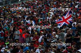 British flag in the grandstand. 16.11.2013. Formula 1 World Championship, Rd 18, United States Grand Prix, Austin, Texas, USA, Qualifying Day.