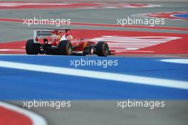 Fernando Alonso (ESP) Ferrari F138. 16.11.2013. Formula 1 World Championship, Rd 18, United States Grand Prix, Austin, Texas, USA, Qualifying Day.