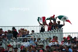 Mexican fans in the grandstand. 16.11.2013. Formula 1 World Championship, Rd 18, United States Grand Prix, Austin, Texas, USA, Qualifying Day.