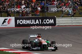 Paul di Resta (GBR) Sahara Force India VJM06. 16.11.2013. Formula 1 World Championship, Rd 18, United States Grand Prix, Austin, Texas, USA, Qualifying Day.