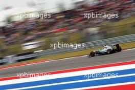 Lewis Hamilton (GBR) Mercedes AMG F1 W04. 16.11.2013. Formula 1 World Championship, Rd 18, United States Grand Prix, Austin, Texas, USA, Qualifying Day.