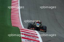 Romain Grosjean (FRA) Lotus F1 E21. 16.11.2013. Formula 1 World Championship, Rd 18, United States Grand Prix, Austin, Texas, USA, Qualifying Day.