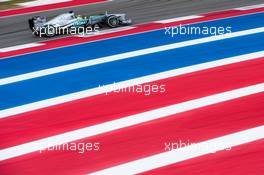Nico Rosberg (GER) Mercedes AMG F1 W04. 16.11.2013. Formula 1 World Championship, Rd 18, United States Grand Prix, Austin, Texas, USA, Qualifying Day.