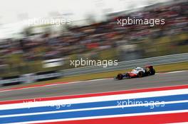 Jenson Button (GBR) McLaren MP4-28. 16.11.2013. Formula 1 World Championship, Rd 18, United States Grand Prix, Austin, Texas, USA, Qualifying Day.