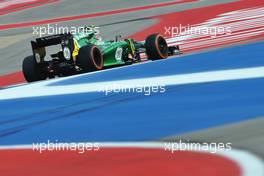 Giedo van der Garde (NLD) Caterham CT03. 16.11.2013. Formula 1 World Championship, Rd 18, United States Grand Prix, Austin, Texas, USA, Qualifying Day.