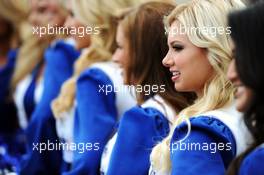 Dallas Cowboys cheerleaders. 17.11.2013. Formula 1 World Championship, Rd 18, United States Grand Prix, Austin, Texas, USA, Race Day.