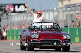 Sergio Perez (MEX), McLaren Mercedes  17.11.2013. Formula 1 World Championship, Rd 18, United States Grand Prix, Austin, Texas, USA, Race Day.