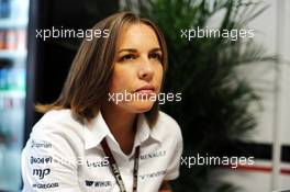 Claire Williams (GBR) Williams Deputy Team Principal. 17.11.2013. Formula 1 World Championship, Rd 18, United States Grand Prix, Austin, Texas, USA, Race Day.