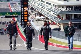 Esteban Gutierrez (MEX) Sauber walks the circuit. 14.11.2013. Formula 1 World Championship, Rd 18, United States Grand Prix, Austin, Texas, USA, Preparation Day.
