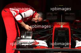 Scuderia Ferrari mechanic 14.11.2013. Formula 1 World Championship, Rd 18, United States Grand Prix, Austin, Texas, USA, Preparation Day.