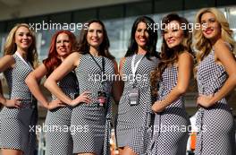 Grid girls. 14.11.2013. Formula 1 World Championship, Rd 18, United States Grand Prix, Austin, Texas, USA, Preparation Day.