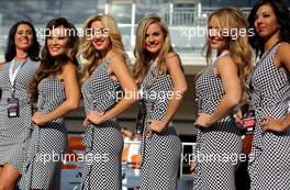 Grid girls. 14.11.2013. Formula 1 World Championship, Rd 18, United States Grand Prix, Austin, Texas, USA, Preparation Day.