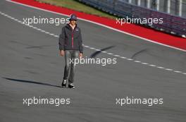 Esteban Gutierrez (MEX), Sauber F1 Team  14.11.2013. Formula 1 World Championship, Rd 18, United States Grand Prix, Austin, Texas, USA, Preparation Day.