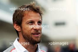 Jenson Button (GBR) McLaren. 14.11.2013. Formula 1 World Championship, Rd 18, United States Grand Prix, Austin, Texas, USA, Preparation Day.