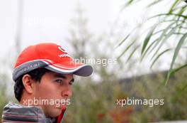 Sergio Perez (MEX), McLaren Mercedes  14.11.2013. Formula 1 World Championship, Rd 18, United States Grand Prix, Austin, Texas, USA, Preparation Day.