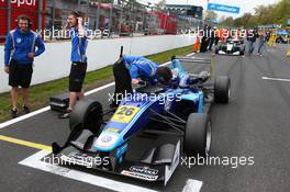 Nicholas Latifi (CDN) Carlin Dallara F312 Volkswagen  18.05.2013. FIA European F3 Championship, Race 1, Brands Hatch. www.xpbimages.com, EMail: requests@xpbimages.com - copy of publication required for printed pictures. Every used picture is fee-liable. © Copyright: XPB Images