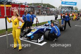 Nicholas Latifi (CDN) Carlin Dallara F312 Volkswagen  19.05.2013. FIA European F3 Championship, Race 2, Brands Hatch. www.xpbimages.com, EMail: requests@xpbimages.com - copy of publication required for printed pictures. Every used picture is fee-liable. © Copyright: XPB Images