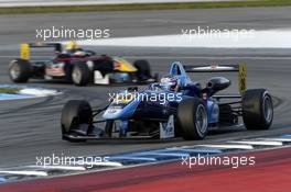 Nicholas Latifi (CAN) CARLIN Dallara F312 Volkswagen 19.10.2013. FIA F3 European Championship 2013, Round 10, Race 2, Hockenheim, Germany