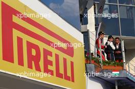 The Podium: winner  Aaro Vainio (FIN) Koiranen GP, 2nd Conor Daly (USA) Art Grand Prix, 3rd Daniil Kvyat (RUS) MW Arden 27.07.2013. GP3 Series, Rd 5, Budapest, Hungary, Saturday