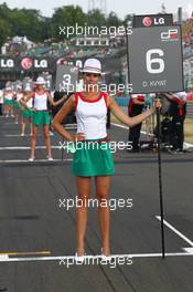 Grid Girls 27.07.2013. GP3 Series, Rd 5, Budapest, Hungary, Saturday