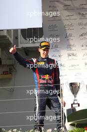 Daniil Kvyat (RUS) MW Arden, 3rd on the podium 27.07.2013. GP3 Series, Rd 5, Budapest, Hungary, Saturday