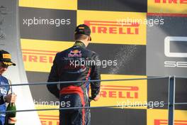 Race 1 Podium, winner Daniil Kvyat (RUS) MW Arden, 2nd Nick Yelloly (GBR) Carlin, 3rd Facu Regalia (ARG) Art Grand Prix 07.09.2013. GP3 Series, Rd 7, Monza, Italy, Saturday