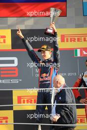 Race 1 Podium, winner Daniil Kvyat (RUS) MW Arden, 2nd Nick Yelloly (GBR) Carlin, 3rd Facu Regalia (ARG) Art Grand Prix 07.09.2013. GP3 Series, Rd 7, Monza, Italy, Saturday