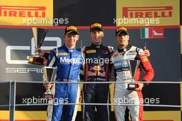 Race 1 Podium, winner Daniil Kvyat (RUS) MW Arden, 2nd Nick Yelloly (GBR) Carlin, 3rd Facu Regalia (ARG) Art Grand Prix 07.09.2013. GP3 Series, Rd 7, Monza, Italy, Saturday