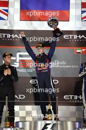 Podium of Race 1, winner Daniil Kvyat (RUS) MW Arden, also winner of 2013 Gp3 Championship 02.11.2013. GP3 Series, Rd 8, Yas Marina Circuit, Abu Dhabi, UAE, Saturday.