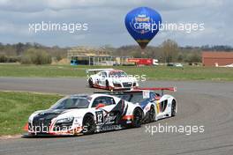 René Rast (GER), Niki Mayr-Melnhof (AUT), Audi R8 LMS Ultra, Belgian Audi Club Team 29-01.03-04.2013. FIA GT Series, Nogaro, France.