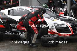 René Rast (GER), Niki Mayr-Melnhof (AUT), Audi R8 LMS Ultra, Belgian Audi Club Team 29-01.03-04.2013. FIA GT Series, Nogaro, France.