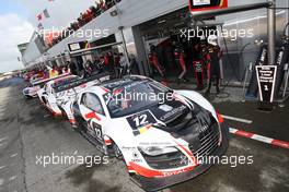 René Rast (GER), Niki Mayr-Melnhof (AUT), Audi R8 LMS Ultra, Belgian Audi Club Team 29-01.03-04.2013. FIA GT Series, Nogaro, France.