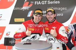 René Rast (GER), Niki Mayr-Melnhof (AUT), Audi R8 LMS Ultra, Belgian Audi Club Team 29-01.03-04.2013. FIA GT Series, Nogaro, France.