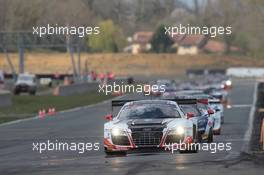 René Rast (GER), Niki Mayr-Melnhof (AUT), Audi R8 LMS Ultra, Belgian Audi Club Team 29-01.03-04.2013. FIA GT Series, Nogaro, France.