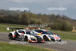 René Rast (GER), Niki Mayr-Melnhof (AUT), Audi R8 LMS Ultra, Belgian Audi Club Team 29-01.03-04.2013. FIA GT Series, Nogaro, France.