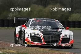 René Rast (GER), Niki Mayr-Melnhof (AUT), Audi R8 LMS Ultra, Belgian Audi Club Team 29-01.03-04.2013. FIA GT Series, Nogaro, France.