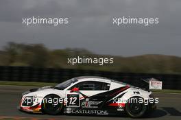 René Rast (GER), Niki Mayr-Melnhof (AUT), Audi R8 LMS Ultra, Belgian Audi Club Team 29-01.03-04.2013. FIA GT Series, Nogaro, France.