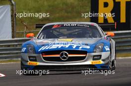 Qualifying Race- Maximilian Buhk (DEU) Alon Day (ISR) Mercedes SLS AMG GT3, HTP Gravity Charouz 06.07.2013. FIA GT Series, Rd 3, Zandvoort, Holland, Saturday.