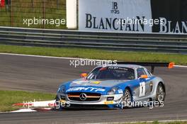 Maximilian Buhk (DEU) Alon Day (ISR) Mercedes SLS AMG GT3, HTP Gravity Charouz 05.07.2013. FIA GT Series, Rd 3, Zandvoort, Holland, Friday.