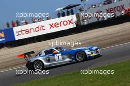 Championship Race, Maximilian Buhk (DEU) Alon Day (ISR) Mercedes SLS AMG GT3, HTP Gravity Charouz 07.07.2013. FIA GT Series, Rd 3, Zandvoort, Holland, Sunday.