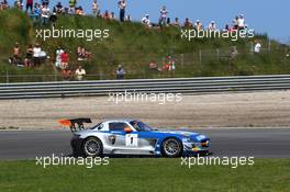Championship Race, Maximilian Buhk (DEU) Alon Day (ISR) Mercedes SLS AMG GT3, HTP Gravity Charouz 07.07.2013. FIA GT Series, Rd 3, Zandvoort, Holland, Sunday.