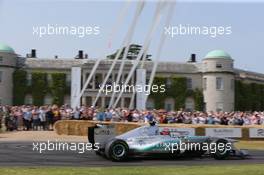 Brendon Hartley (NZL) Mercedes AMG F1 Test Driver. 12.07.2013. Goodwood Festival of Speed, Goodwood, England.