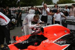 Max Chilton (GBR) Marussia F1 Team MR02. 12.07.2013. Goodwood Festival of Speed, Goodwood, England.
