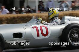 Nico Rosberg (GER) Mercedes AMG F1 in a Mercedes W196. 14.07.2013. Goodwood Festival of Speed, Goodwood, England.