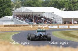 Lewis Hamilton (GBR) Mercedes AMG F1 W04. 13.07.2013. Goodwood Festival of Speed, Goodwood, England.