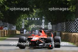 Max Chilton (GBR) Marussia F1 Team MR02. 12.07.2013. Goodwood Festival of Speed, Goodwood, England.