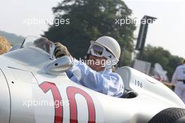 Stirling Moss (GBR) in a Mercedes W196. 14.07.2013. Goodwood Festival of Speed, Goodwood, England.